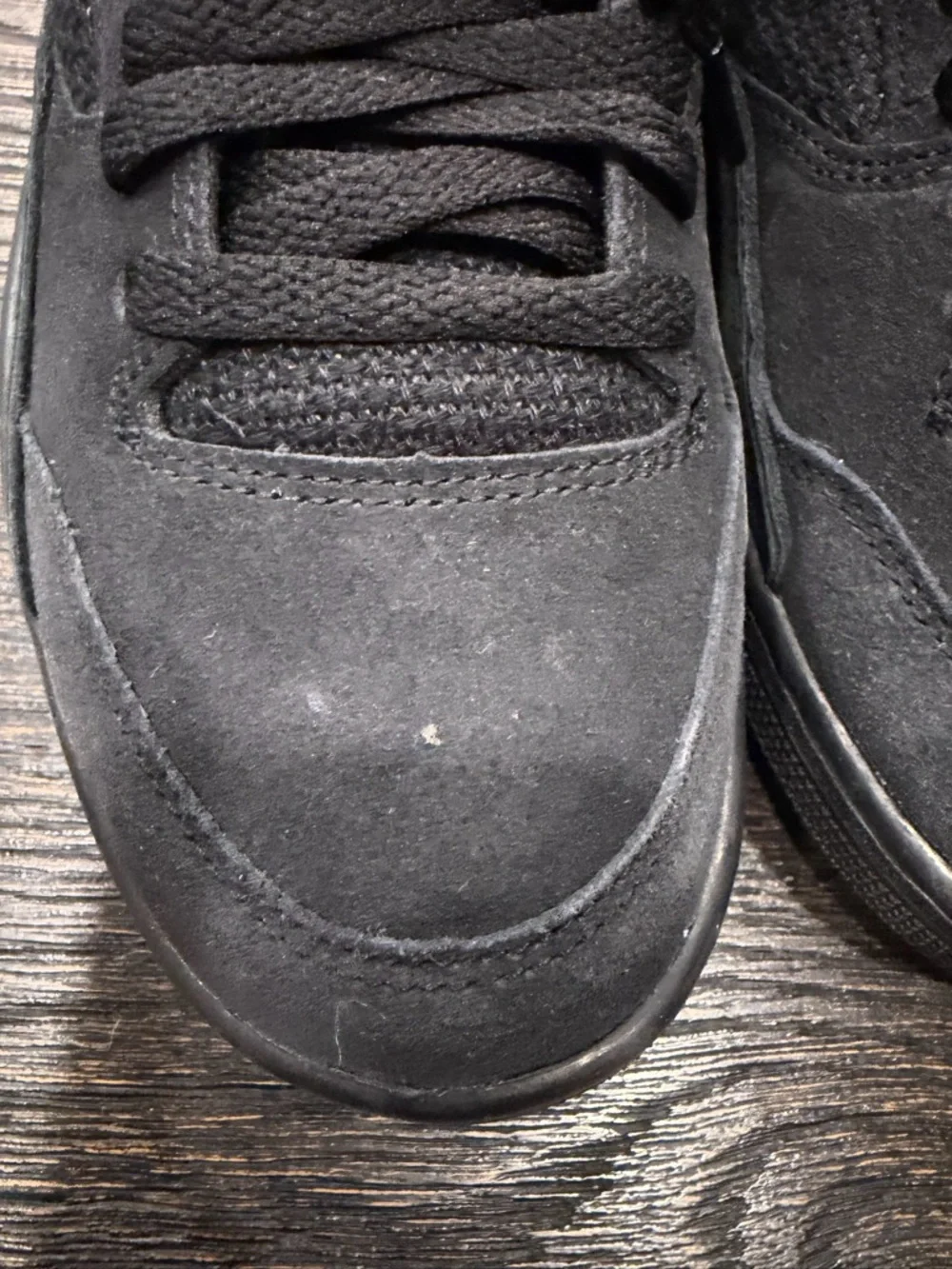 Nike Air Jordan Flight Court Men's Shoes Triple Black Mens 8